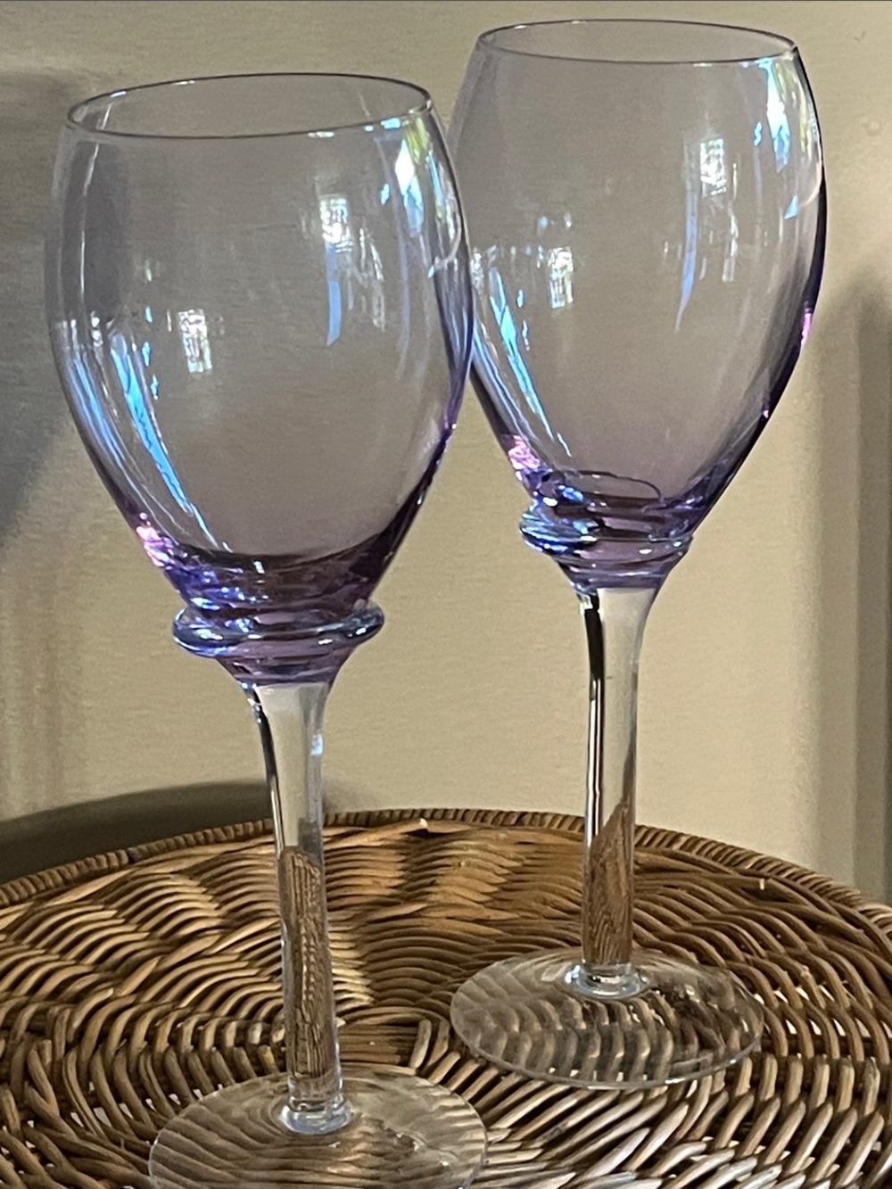 Neodymium Stem Wine Glasses - Set of 2